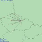 Mapa QSO OK1VOF / 144 MHz (11/12)