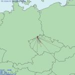 Mapka QSO - PA 2014-07 432 MHz (9/20)