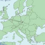 Mapka QSO v rámci Perseid 2014 (10/20) Mapka QSO v rámci Perseid 2014 (10/20)